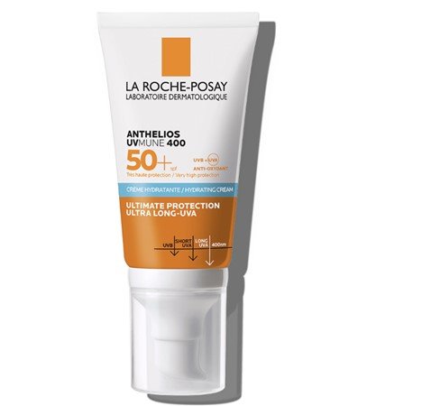 Protetor solar hidratante Anthelios UVMUNE 400 50+ da la roche posay