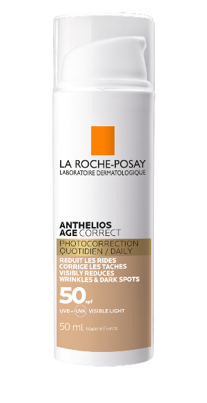 creme protetor solar com cor Anthelios age correct