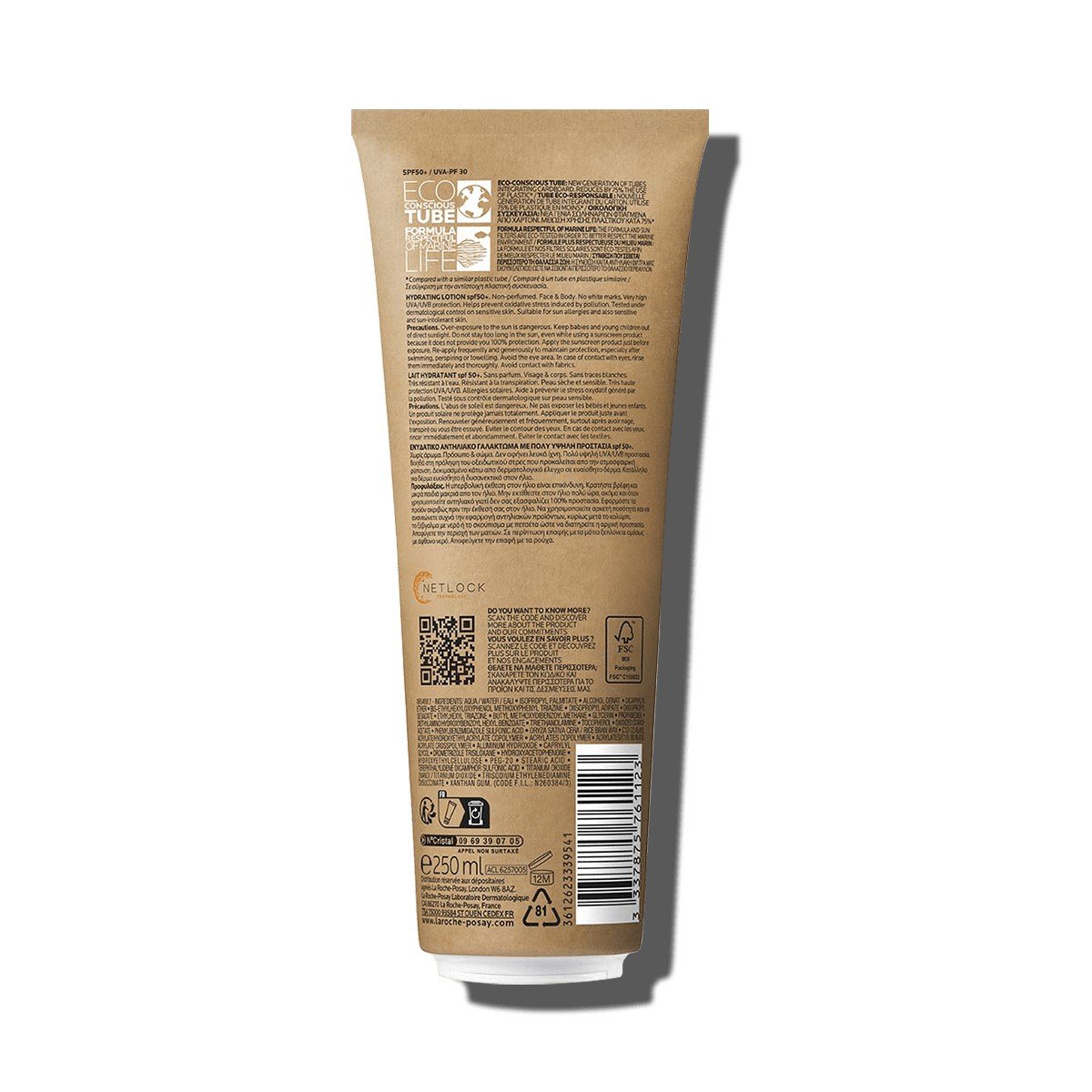 Anthelios Leite Hidratante Eco-Consciente FPS50+
