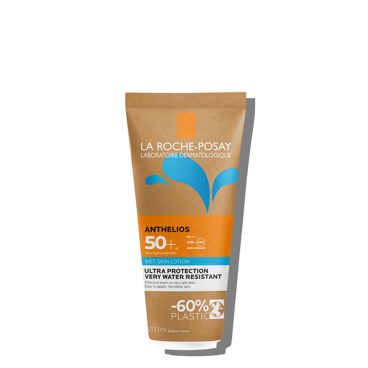 lrp-anthelios-packshot wet skin lotion 50 200ml-front (1)
