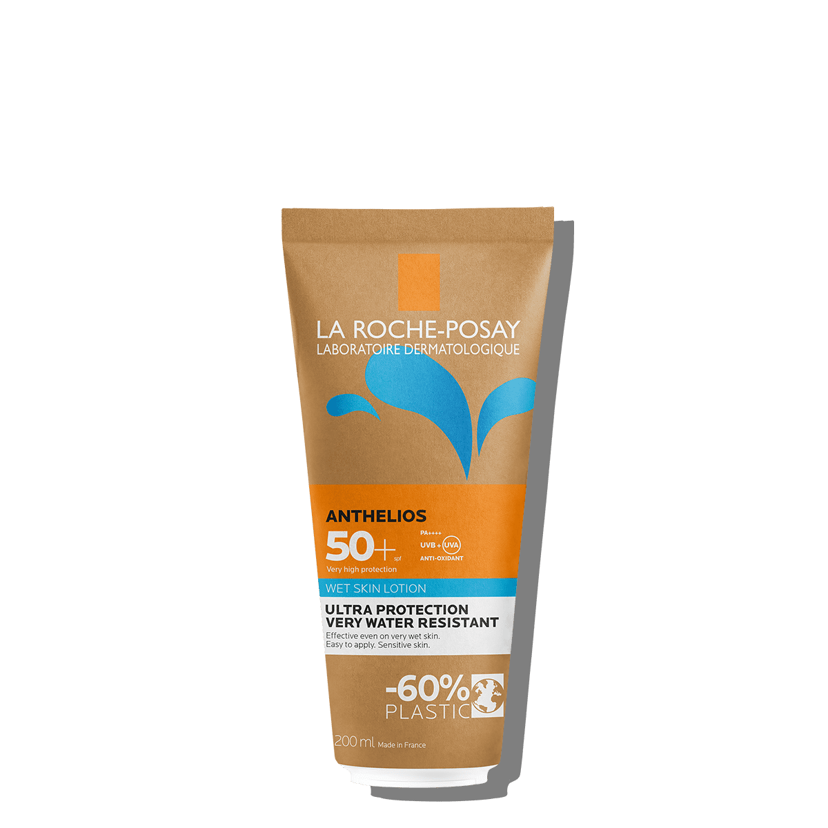 lrp-anthelios-packshot wet skin lotion 50 200ml-front (1)