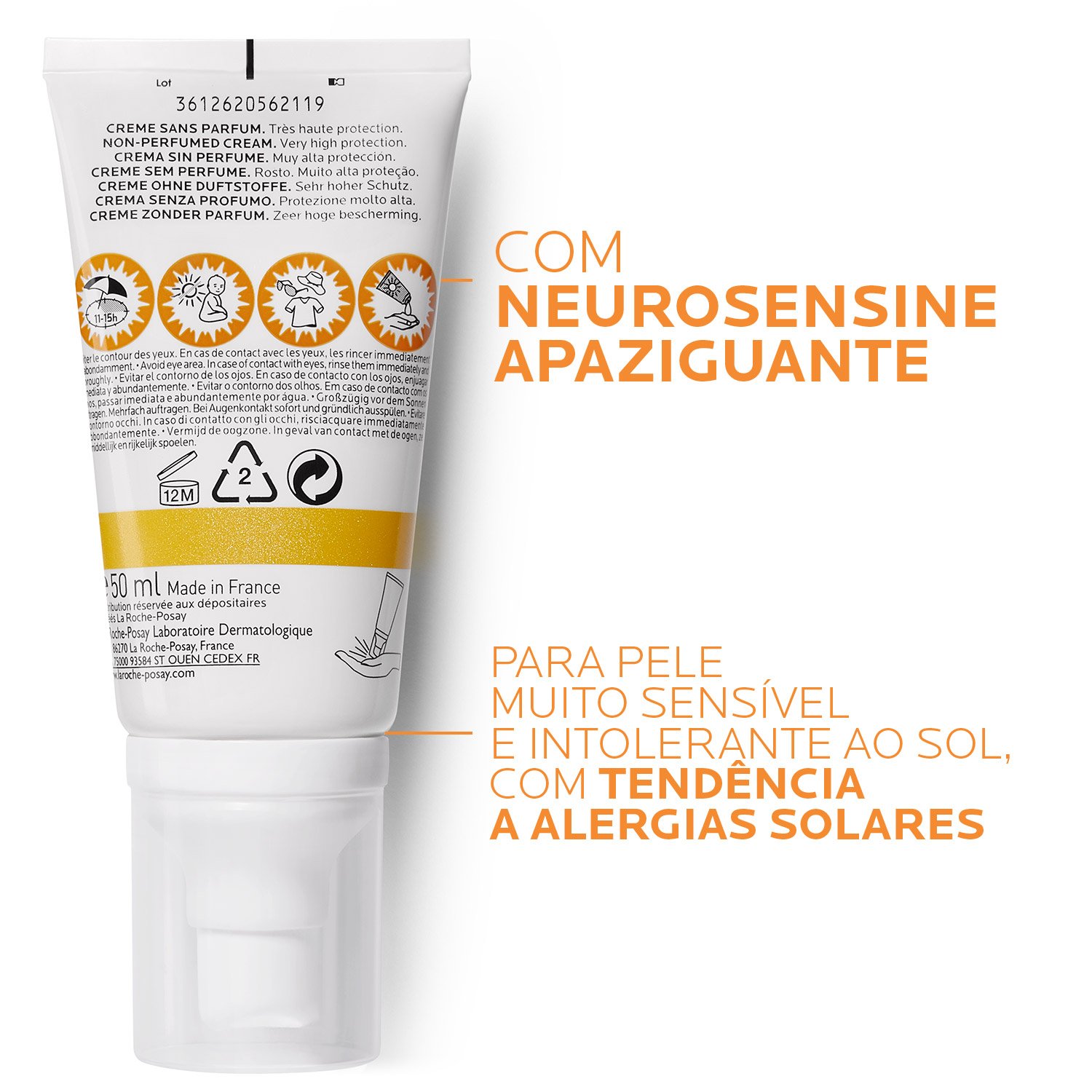 La Roche Posay ProductPage Sun Anthelios Med Sun Intolerance Spf50 50m