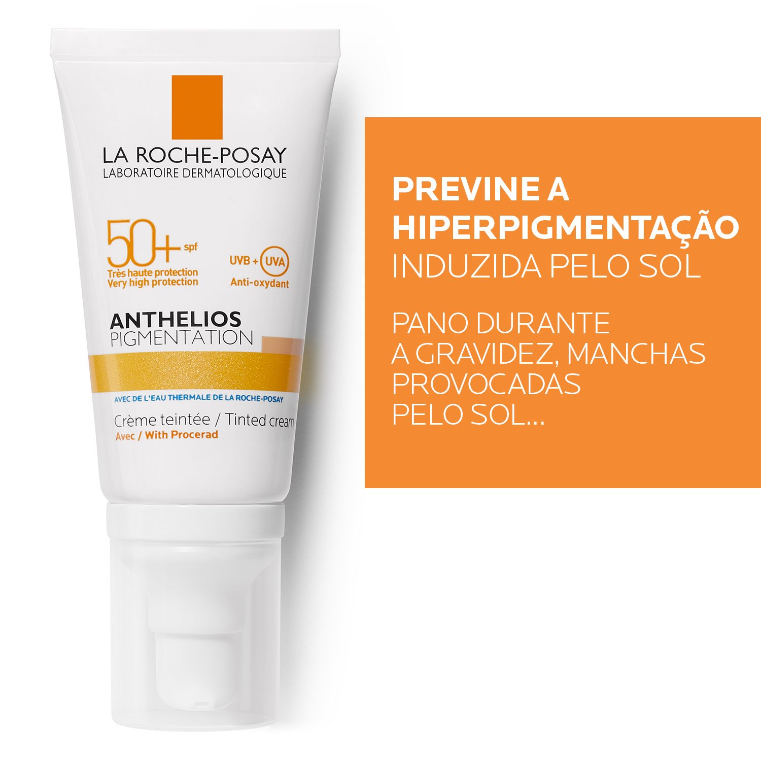 La Roche Posay ProductPage Sun Anthelios Pigmentation Tinted Spf50 50m