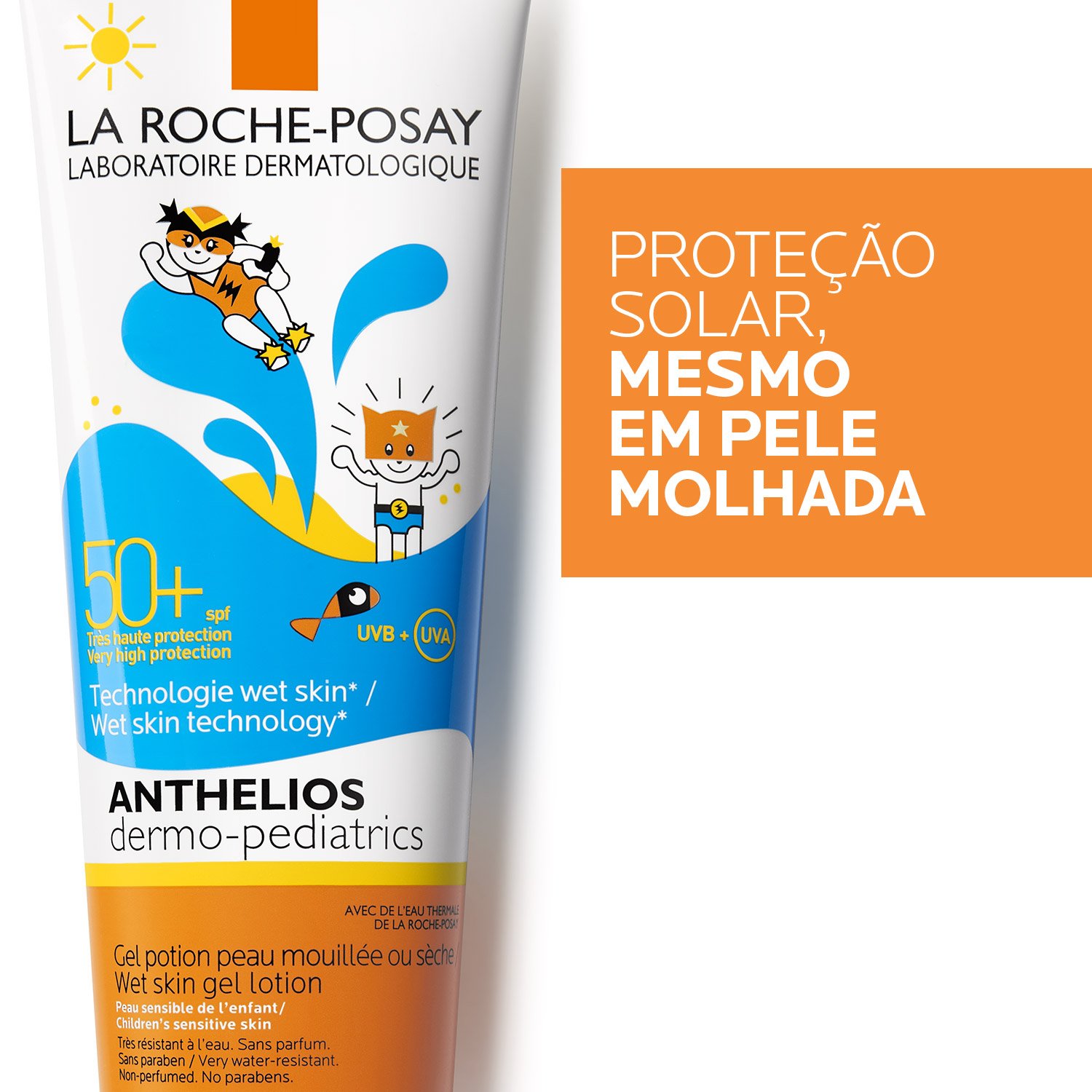 La Roche Posay ProductPage Sun Anthelios Wet Skin Gel DP Spf50 3337875