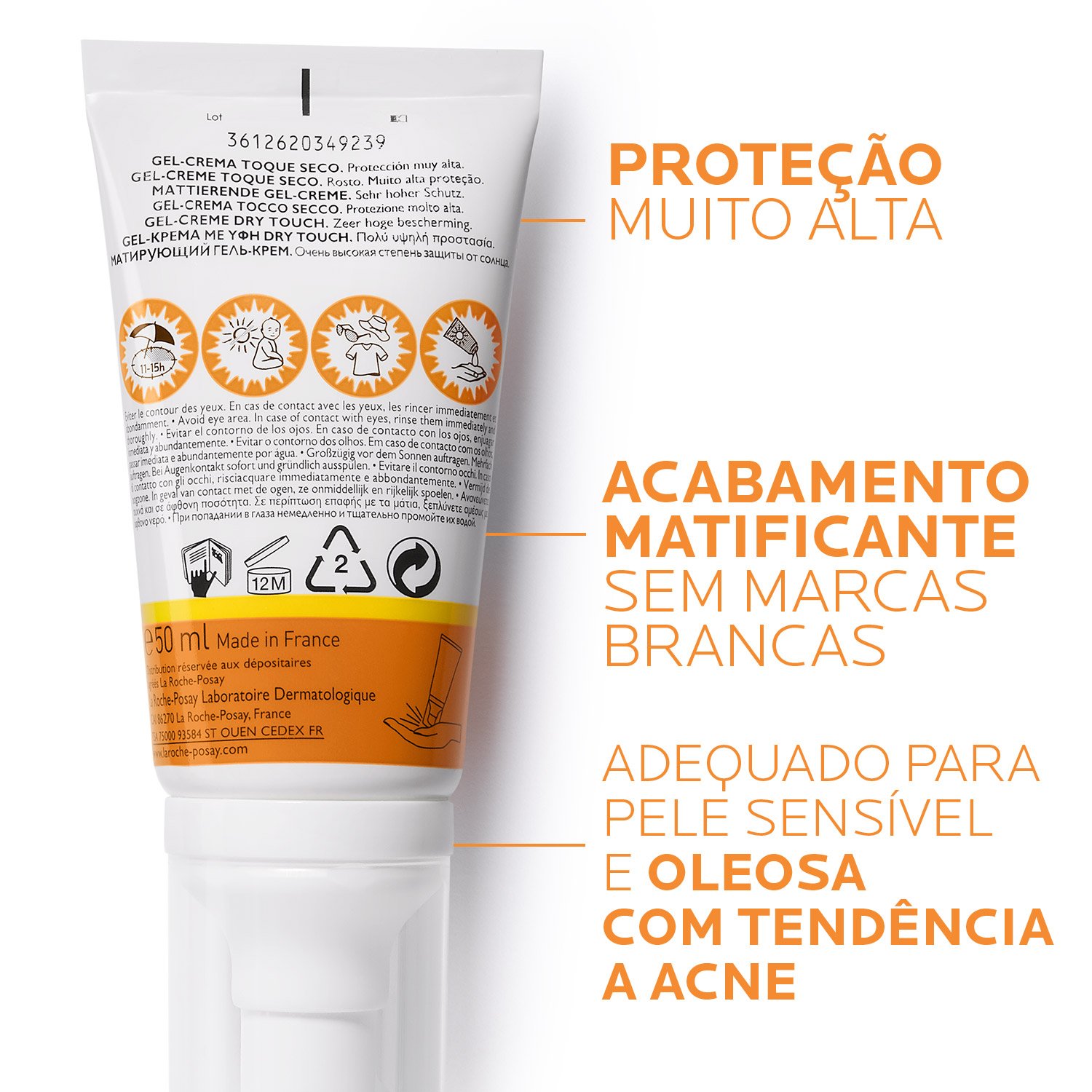 La Roche Posay ProductPage Sun Anthelios XL Dry Touch Gel Spf50 50ml 3