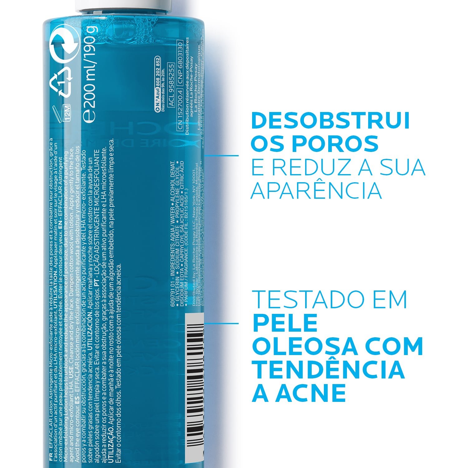 La Roche Posay ProductPage Acne Effaclar Micro Exfoliating Astringent 