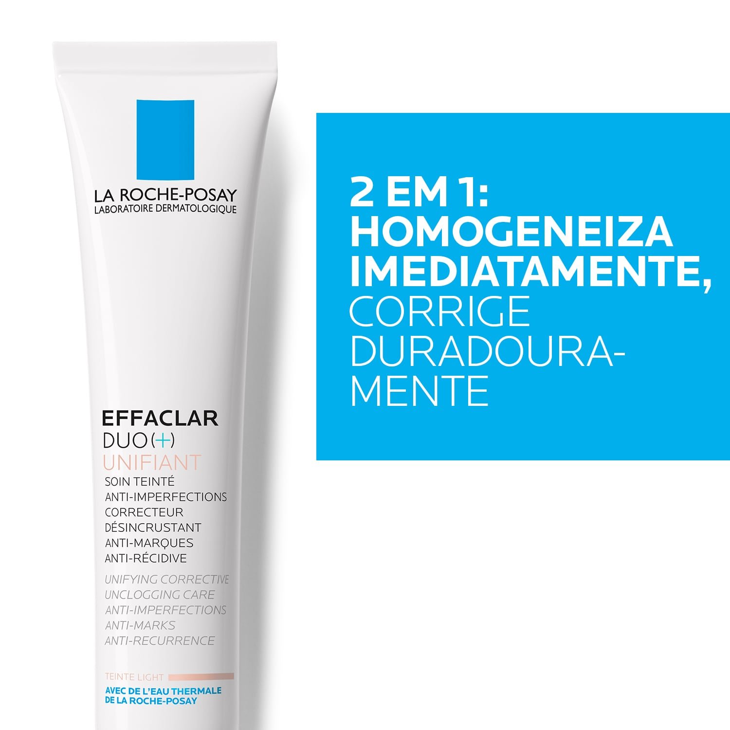 La Roche Posay ProductPage Acne Effaclar Duo Unifiant Light 40ml 33378