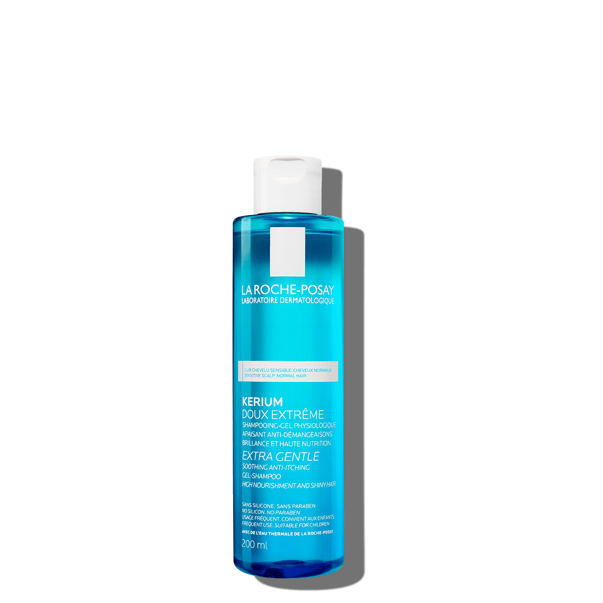 La Roche Posay ProductPage Kerium Extra Gentle Gel Shampoo 200ml 33378