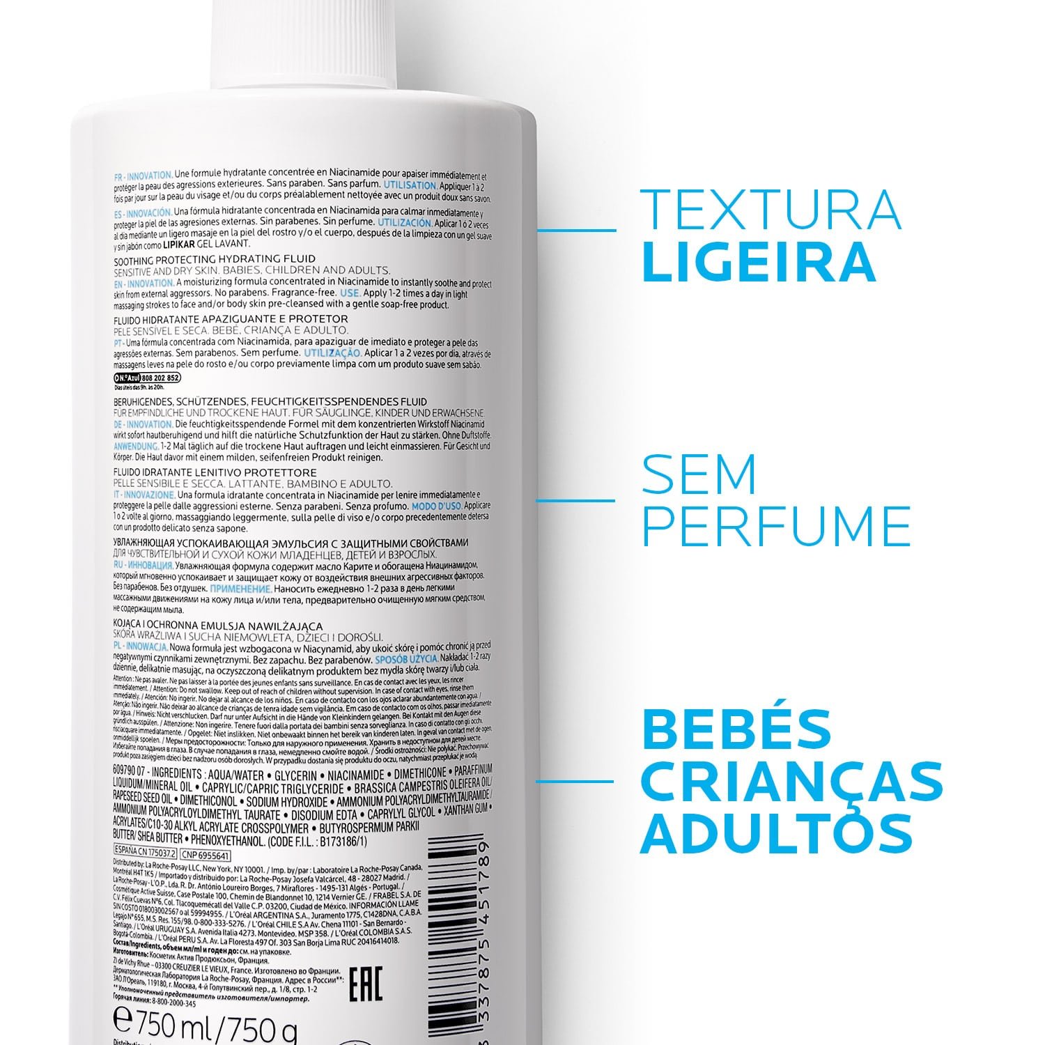 La Roche Posay ProductPage Eczema Lipikar Fluide 400ml 3337872420597 Z
