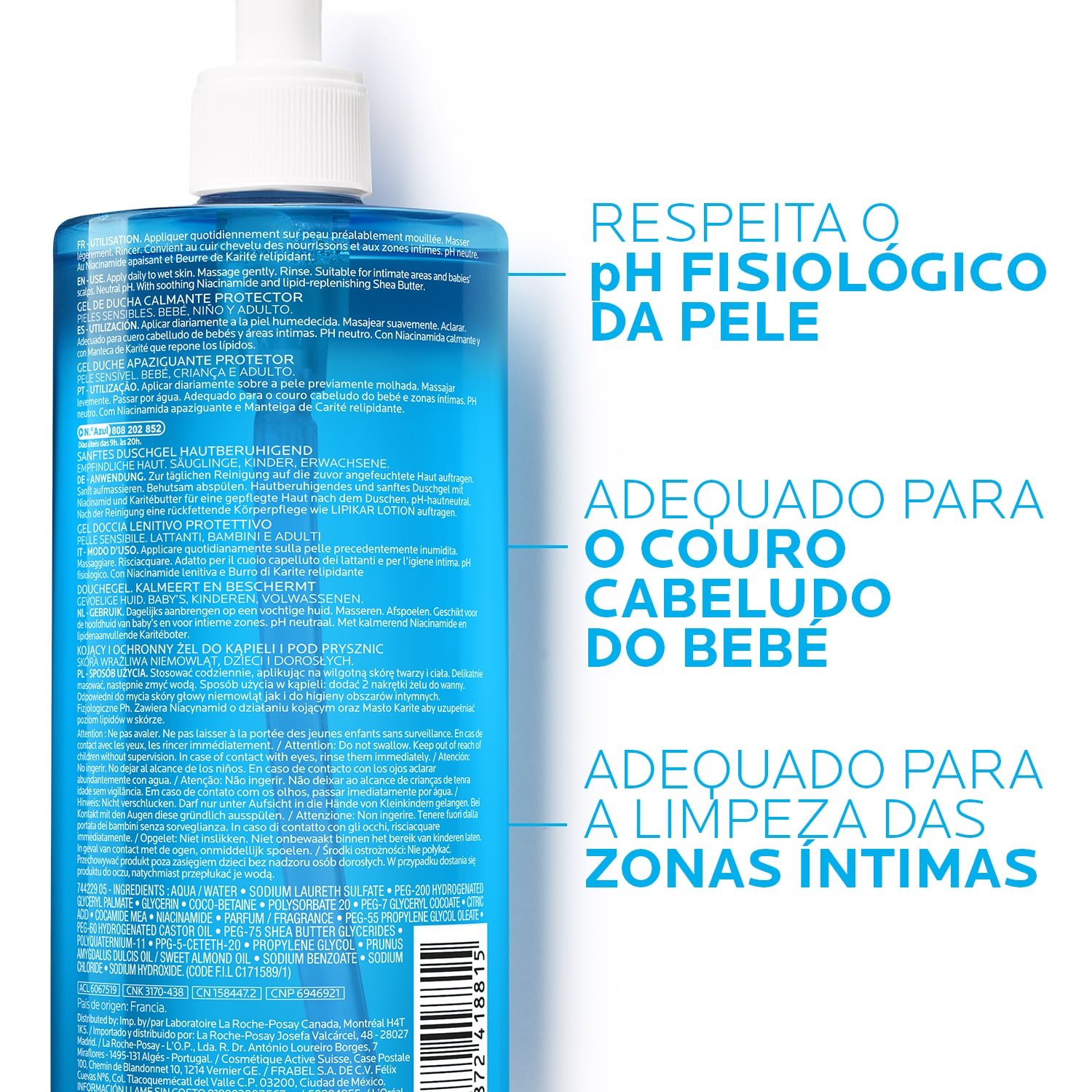 La Roche Posay ProductPage Eczema Lipikar Gel Lavant 200ml 33378724187