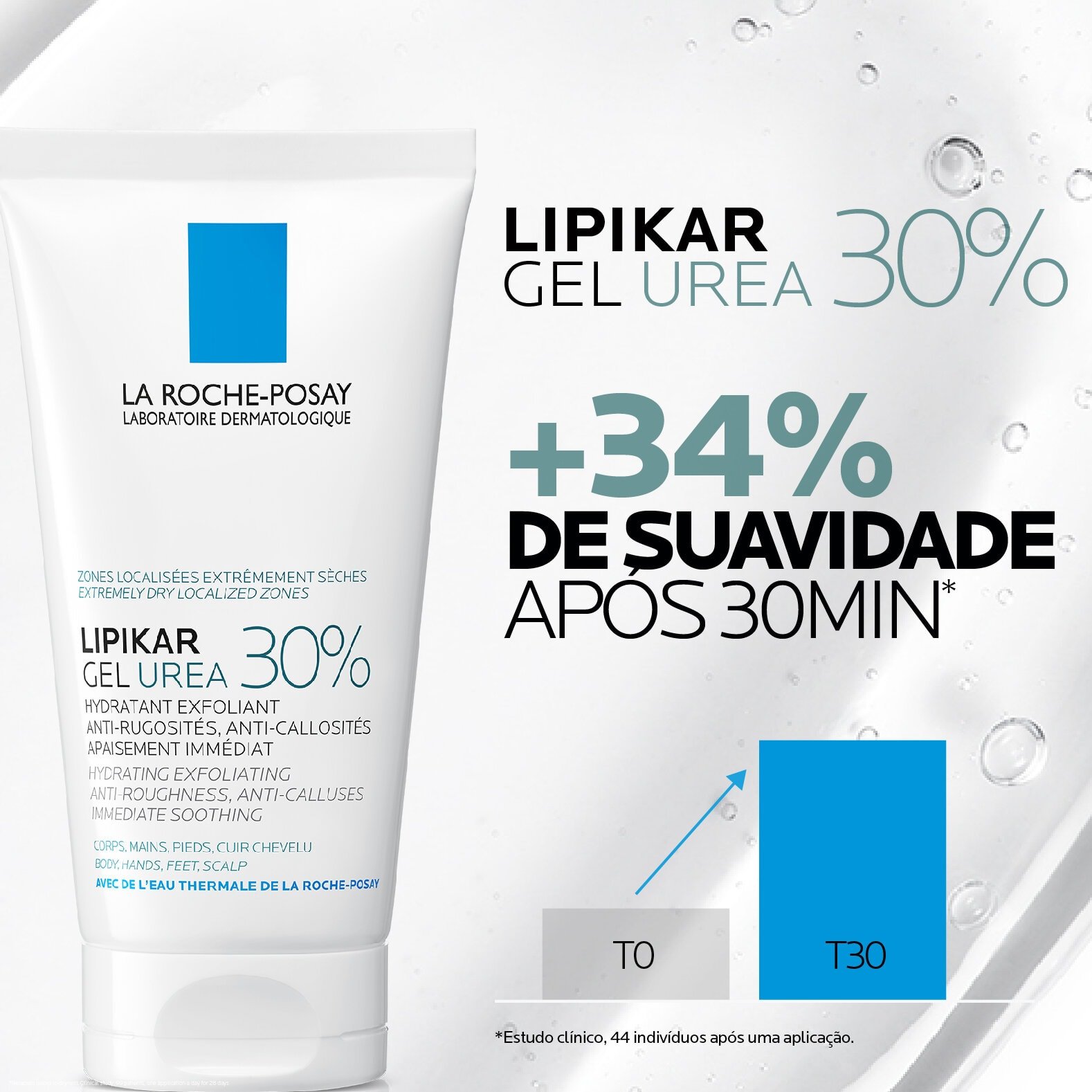 LIPIKAR GEL UREA 30% | Suavidade