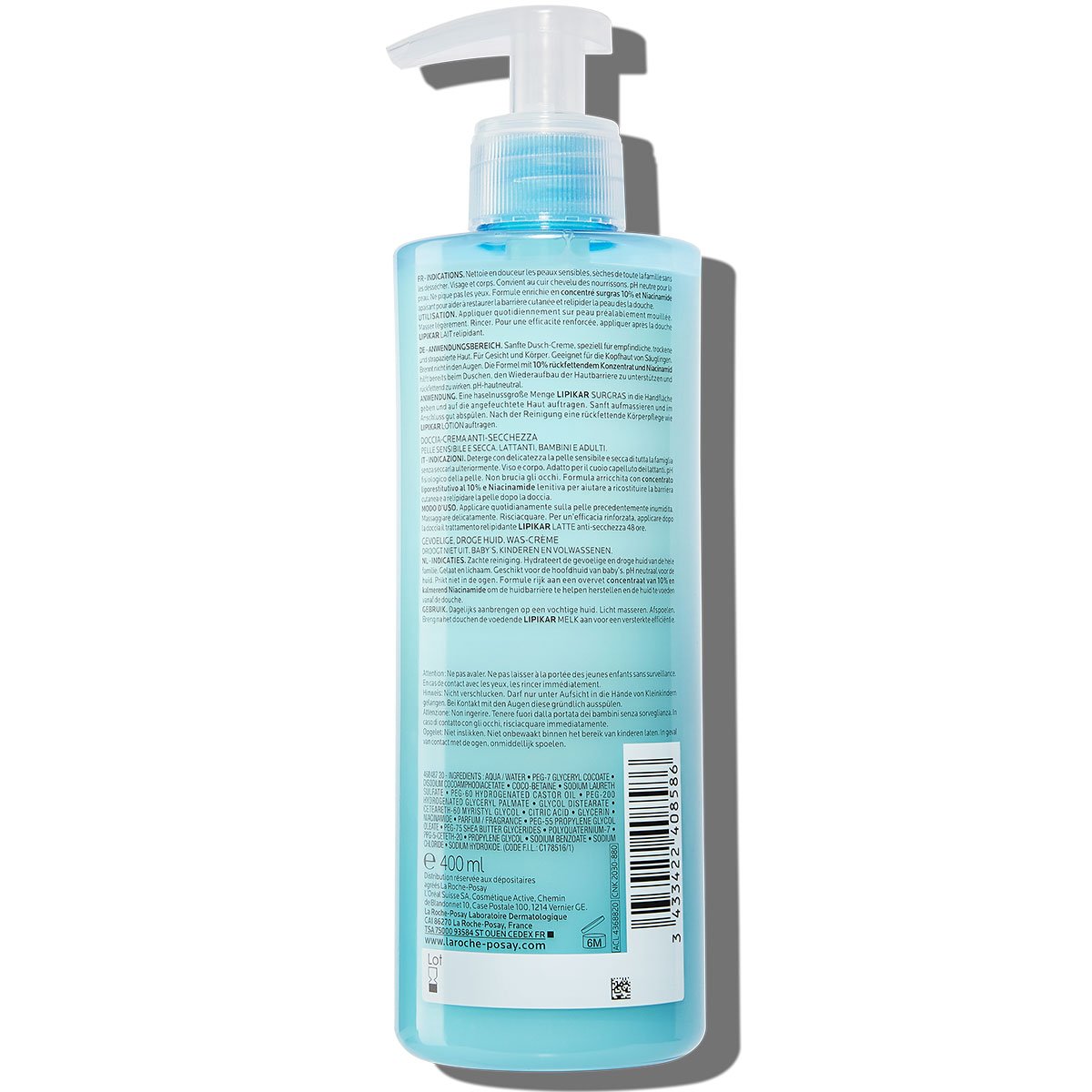 La Roche Posay ProductPage Eczema Lipikar Surgras 400ml 3433422408586 