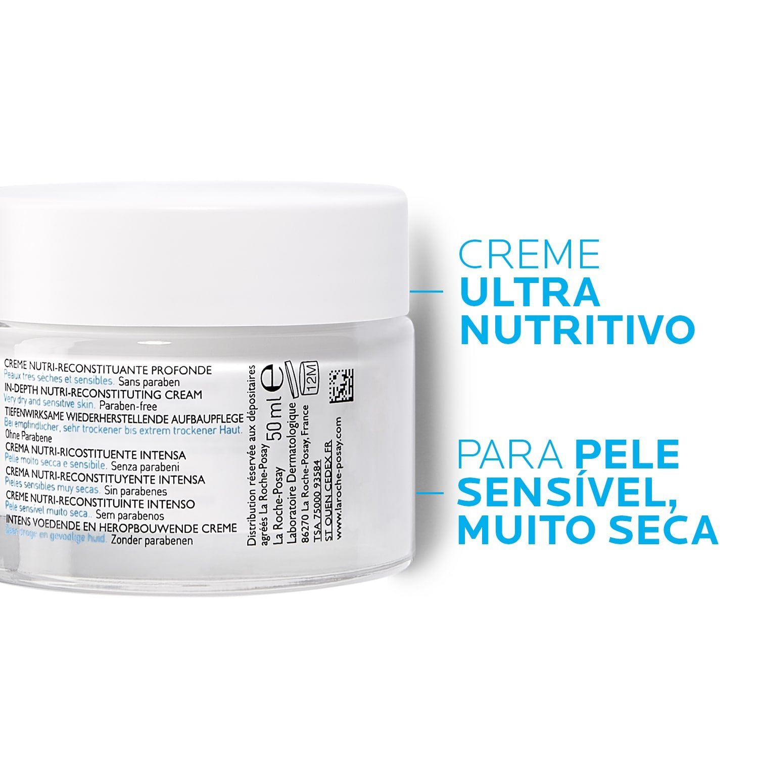 Nutritic Creme Hidratante Intenso Rico | La Roche-Posay