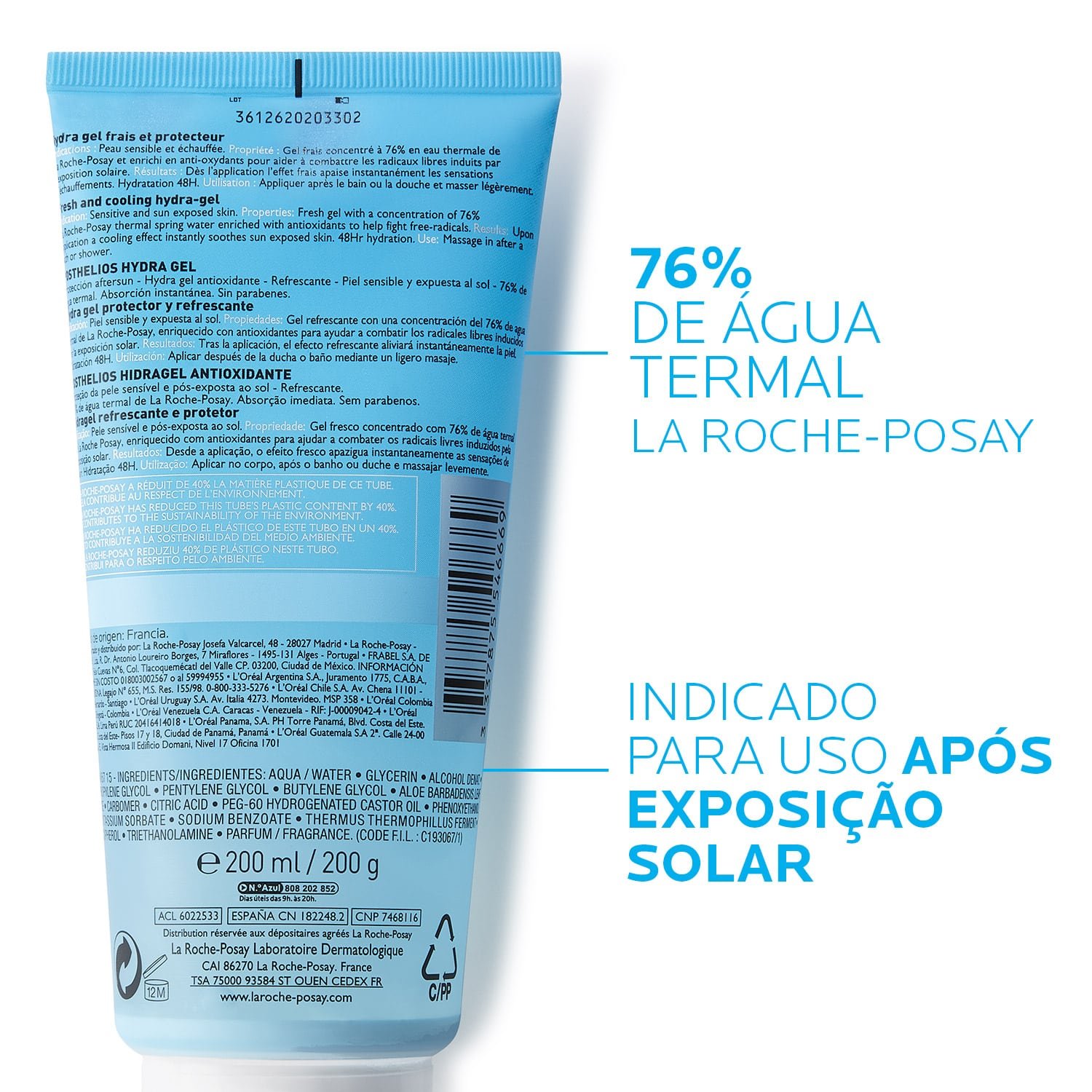 la roche posay melt in gel e retail back