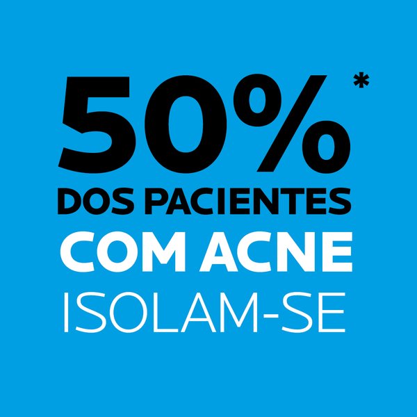 50% dos pacientes com acne isolam-se